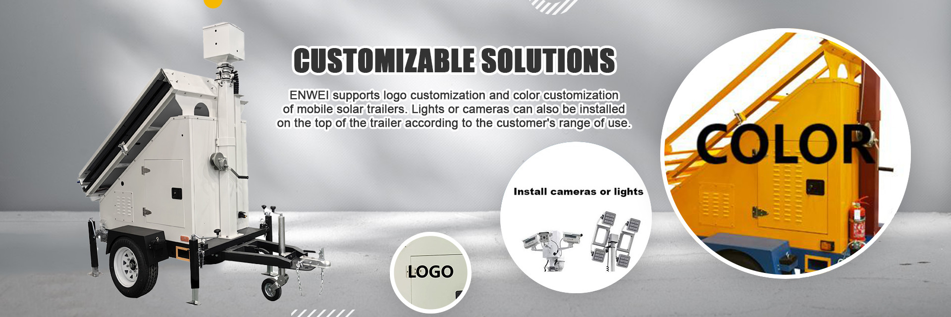 kualitas Trailer Keamanan Seluler pabrik