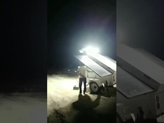 menara lampu surya mobile