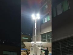 Menara lampu LED seluler surya