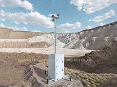 tampilan struktural menara pengawasan keamanan