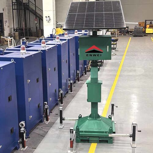 Latest company news about Menara penerangan lampu sorot bertenaga surya dengan keandalan tinggi untuk tempat parkir