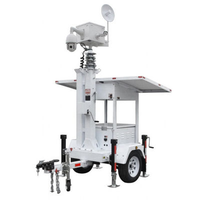 Trailer Surveillance Mobile Surveillance Trailer Kamera Keamanan Untuk Pekerjaan Konstruksi