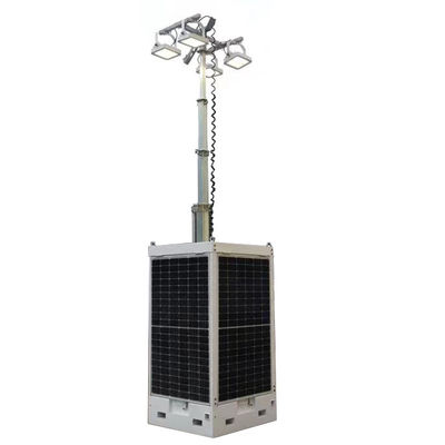 Unit Surveillance Mobile Cube Mobile Lighting Tower untuk pencahayaan dan pemantauan tambang