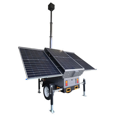 Solar Power Trailer Solar Surveillance Trailer Untuk Bank Supermarket Hotel Pemantauan