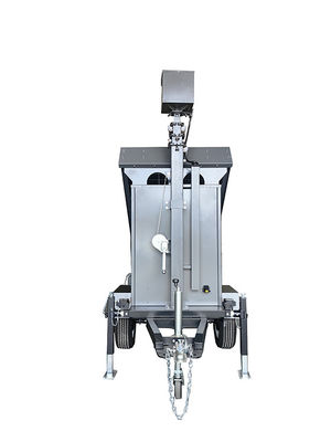 Solar Power Security Smart Camera Cctv Trailer Cold Galvanizing Untuk Pemantauan Gudang