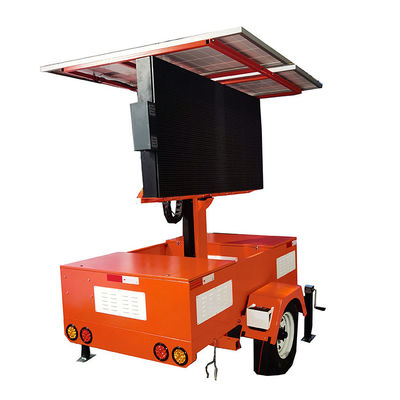 Solar Panel Power Energy System Led Screen Display Trailer 4G 5G WIFI Untuk Situs Konstruksi