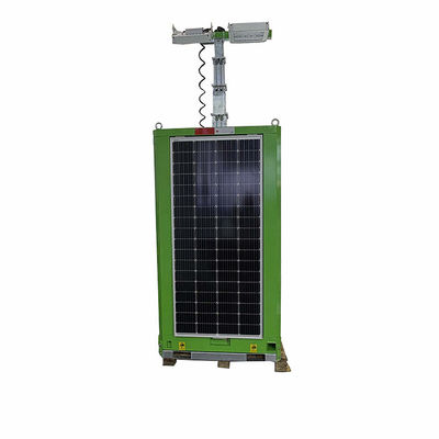 Manajemen Cerdas Sistem Tenaga Surya Energi Led Light Tower Kuboid Untuk Pencahayaan Scenic