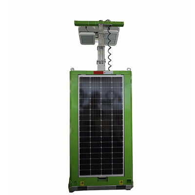 Stabilitas yang sangat baik Sistem tenaga surya Panel energi Led Light Tower Solar Light Cube Untuk pencahayaan taman logistik