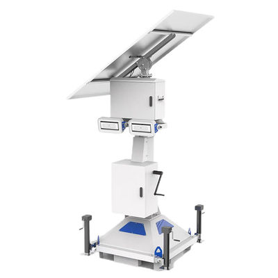 Efek anti korosi yang sangat baik Daya Surya Led Light Tower Floodlight Kubus Untuk Pencahayaan Gunung Jauh
