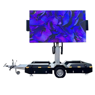 Perlindungan Lingkungan Dan Penghematan Energi Waterproof Mobile Led Screen Display Trailer Untuk Konstruksi Bangunan