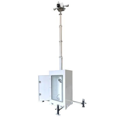Unit Surveillance Mobile Emergency Light Tower Menara Surveillance Mobile Untuk Pemantauan Situs Konstruksi