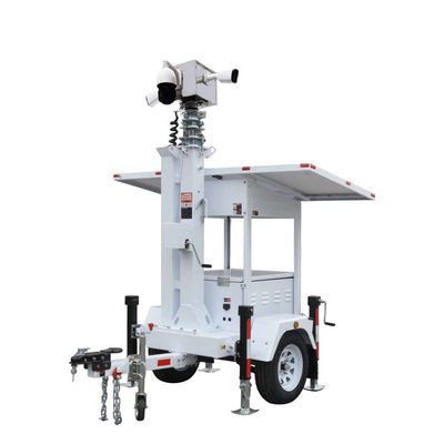 Trailer Kamera Keamanan Surya Trailer Surveillance Mobile Untuk Keamanan Publik