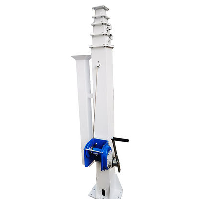 Manual Angkat Telescopic Mast Telescopic CCTV Pole Kamera Mast Pole Untuk Menara Pengawasan