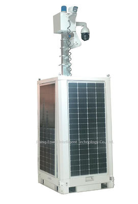 Menara CCTV Kamera Daya Surya Portable Untuk Pemantauan Tempat Parkir