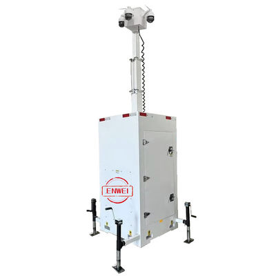 Unit Surveillance Mobile Compact Rapid Deployment Menara Surveillance Mobile