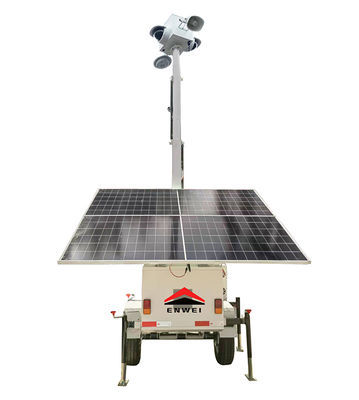 Kemerdekaan Energi Kamera Energi Surya Cctv Trailer Untuk Pemantauan Taman Industri