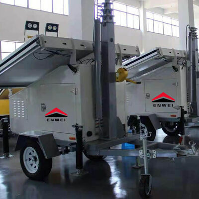 Pindah di Setiap Waktu Panel Surya Sistem Kamera Untuk Pemantauan Taman Kimia